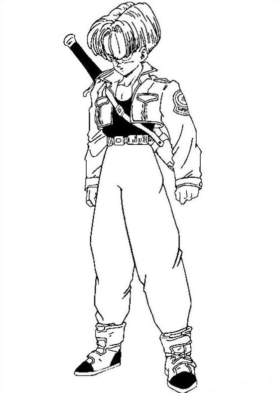 Dibujo de Trunks para colorear
