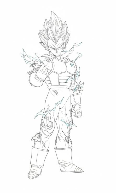 Dibujo de Vegetta para colorear