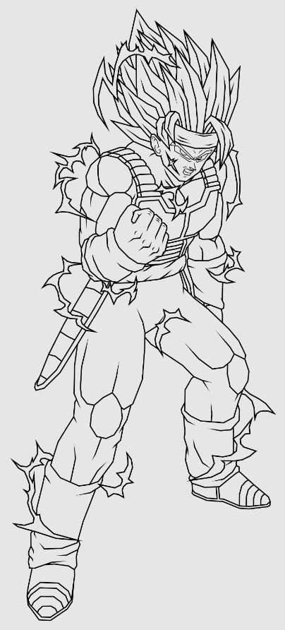 Dibujo de Bardock para colorear