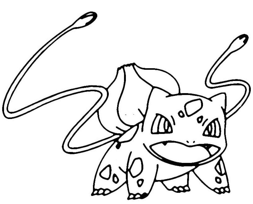 Dibujo de Bulbasaur para colorear
