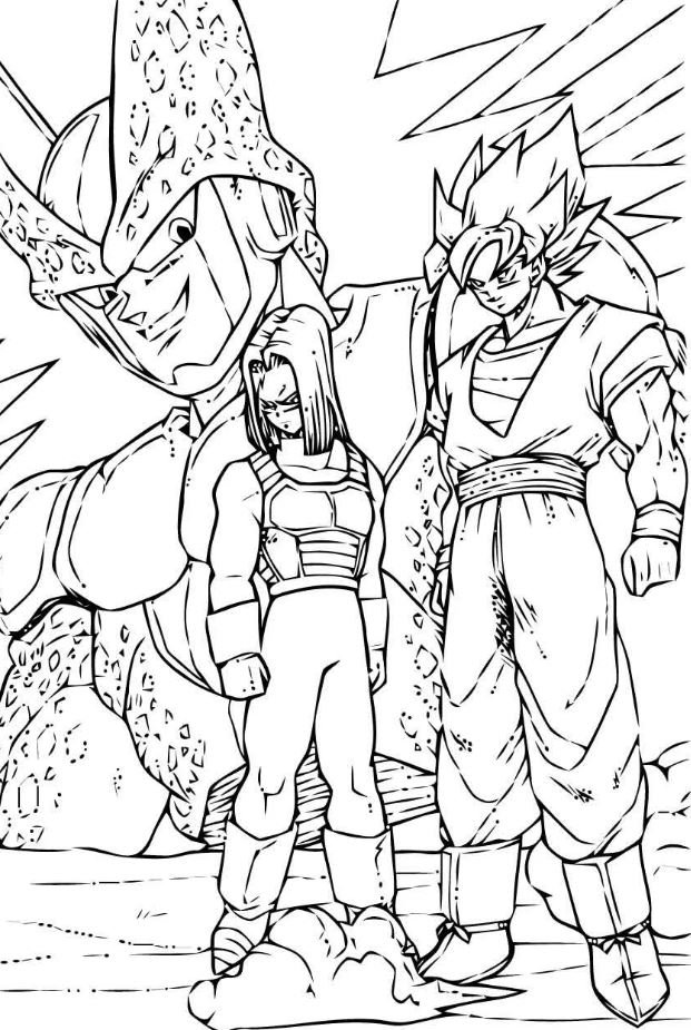 Dibujo de Dragon Ball para colorear