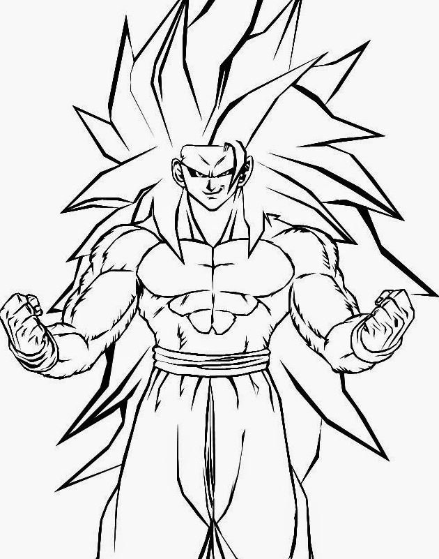 Dibujo de Goku para colorear