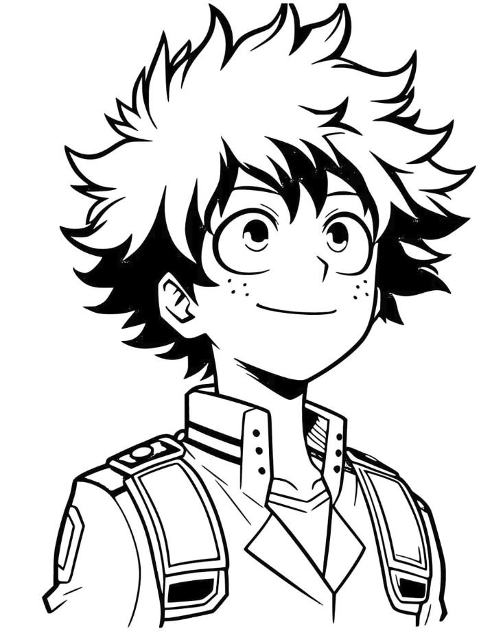 Dibujo de My Hero Academia para colorear