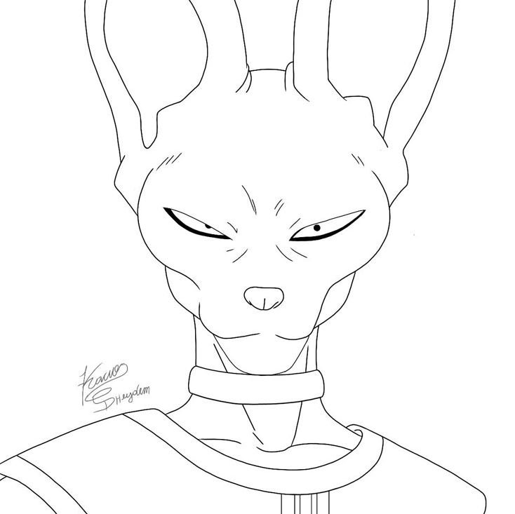 Dibujo de Beerus para colorear