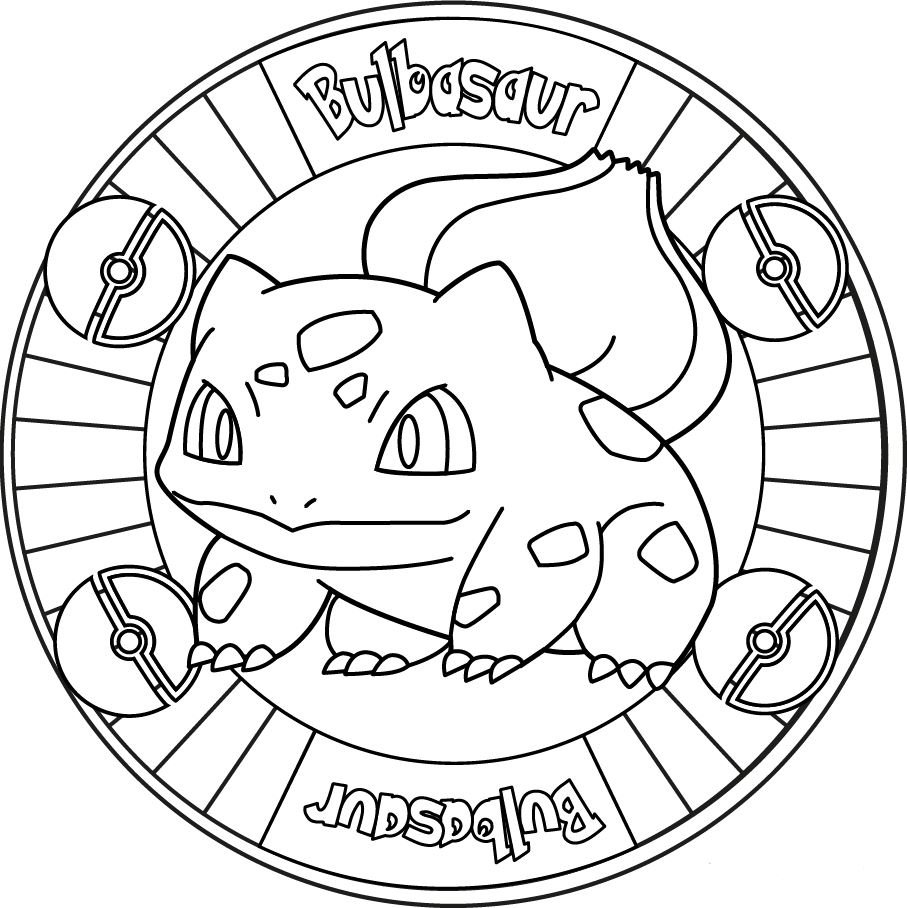 Dibujo de Bulbasaur para colorear