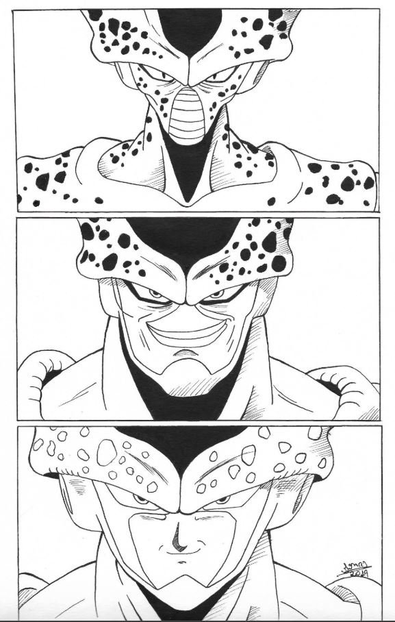 Dibujo de Cell para colorear