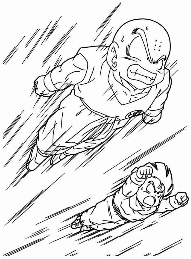 Dibujo de Krilin para colorear