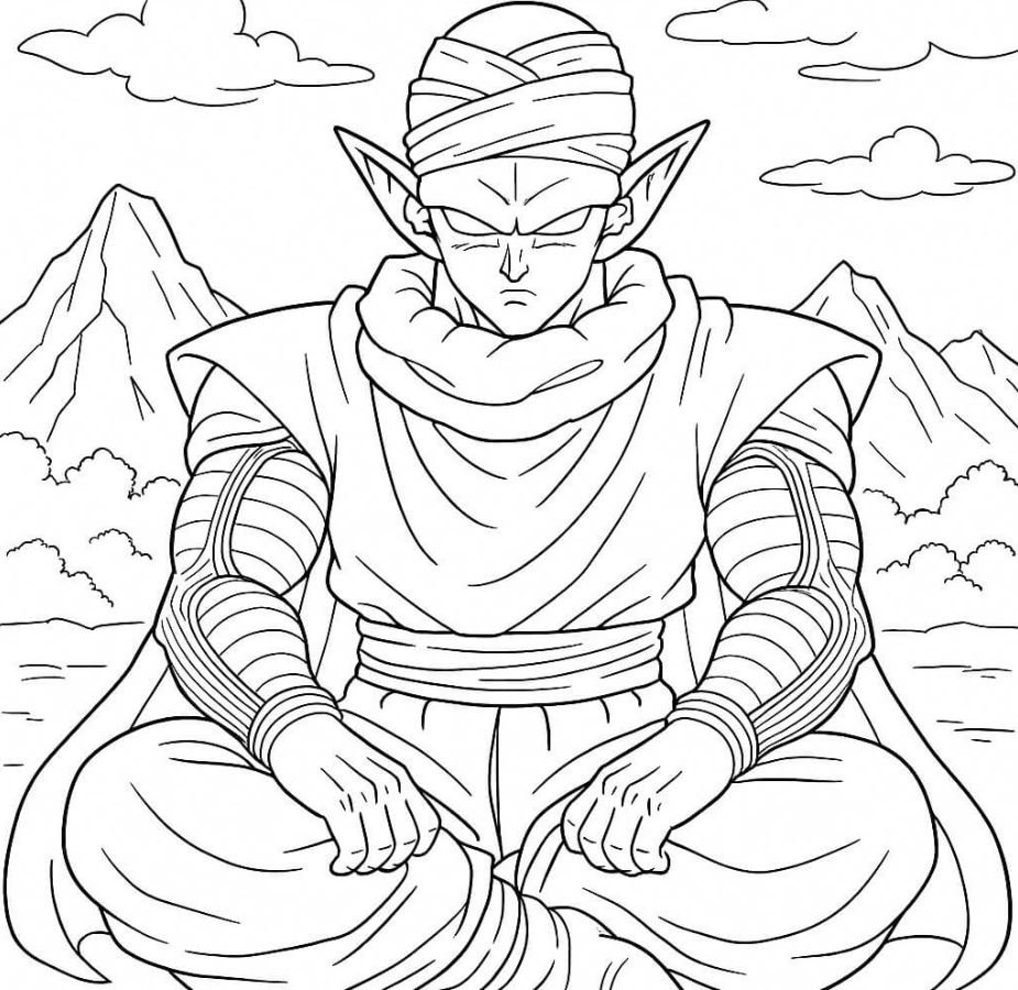Dibujo de Piccolo para colorear