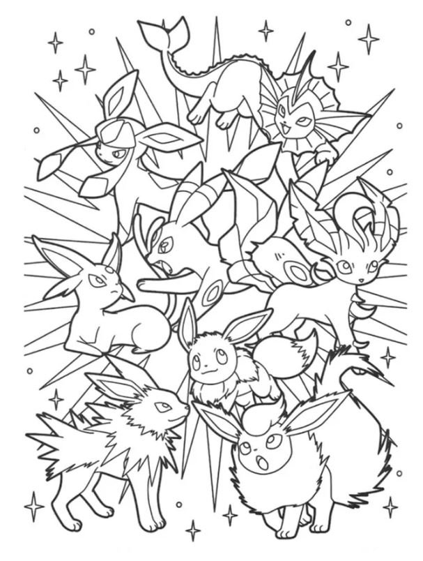 Dibujo de Pokemon para colorear
