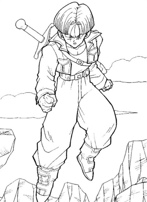Dibujo de Trunks para colorear