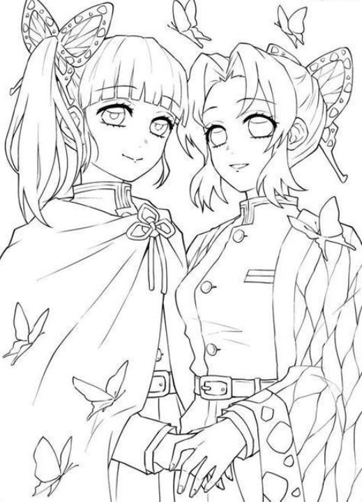 Dibujo de Demon Slayer para colorear