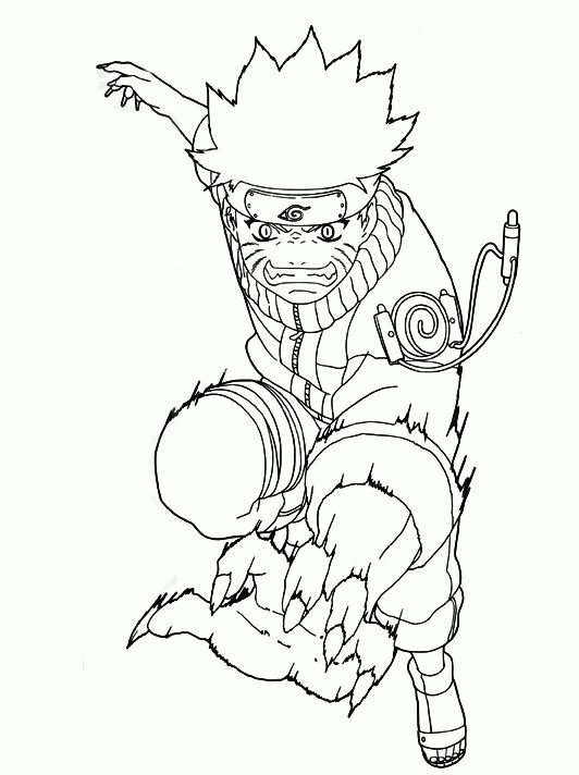 Dibujo de Naruto para colorear