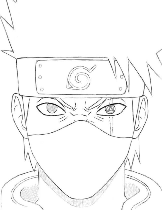 Dibujo de Naruto para colorear