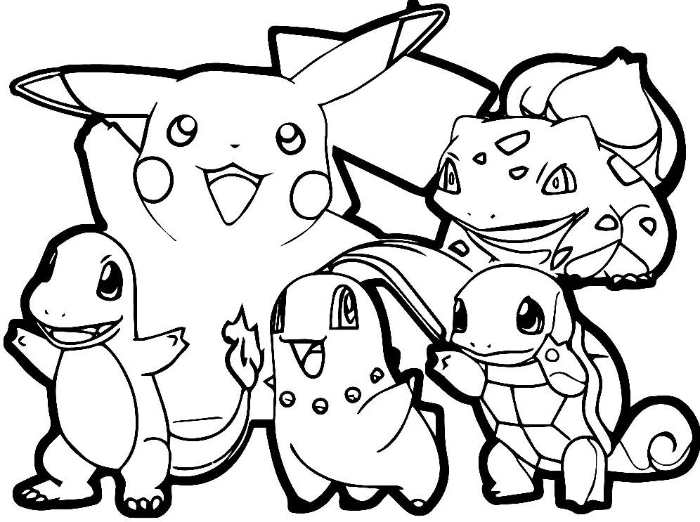 Dibujo de Pokemon para colorear