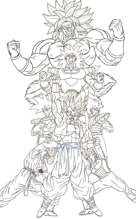 Dibujo de Dragon Ball para colorear