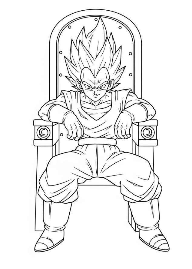 Dibujo de Vegetta para colorear